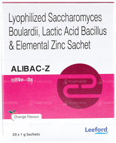 Alibac Z Orange Flavour Sachet 1Gm